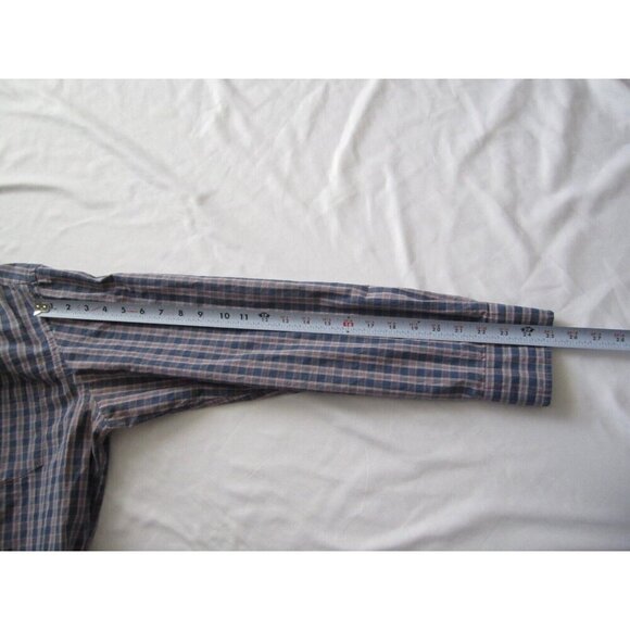 Men's J Crew Flex Washed Slim Plaid Button Long Sleeve Shirt Sz L (MP282) - Picture 7 of 8